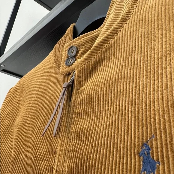 Ralph Lauren Men's Brown Corduroy Bomber Jacket